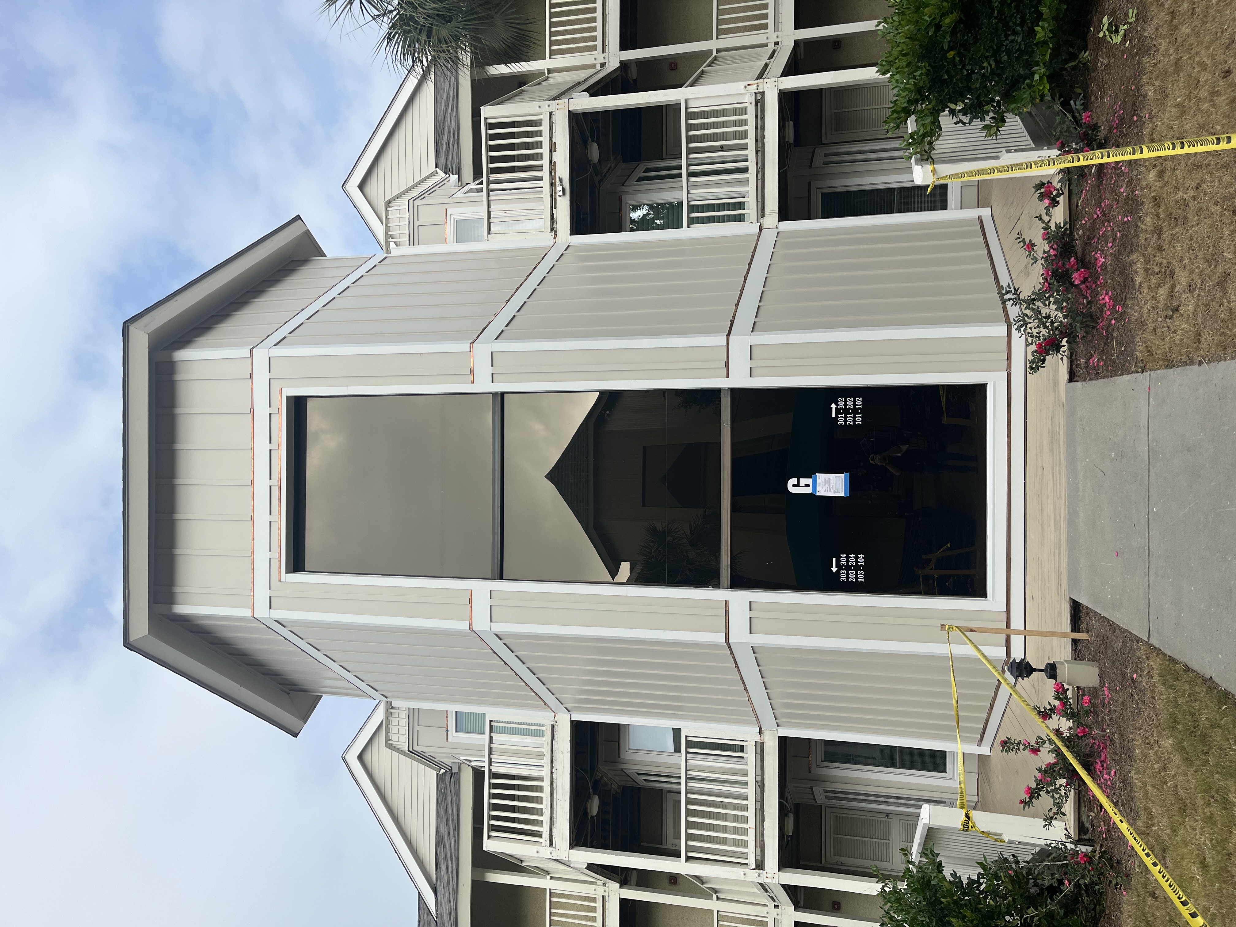Coastal multi-family building recladding